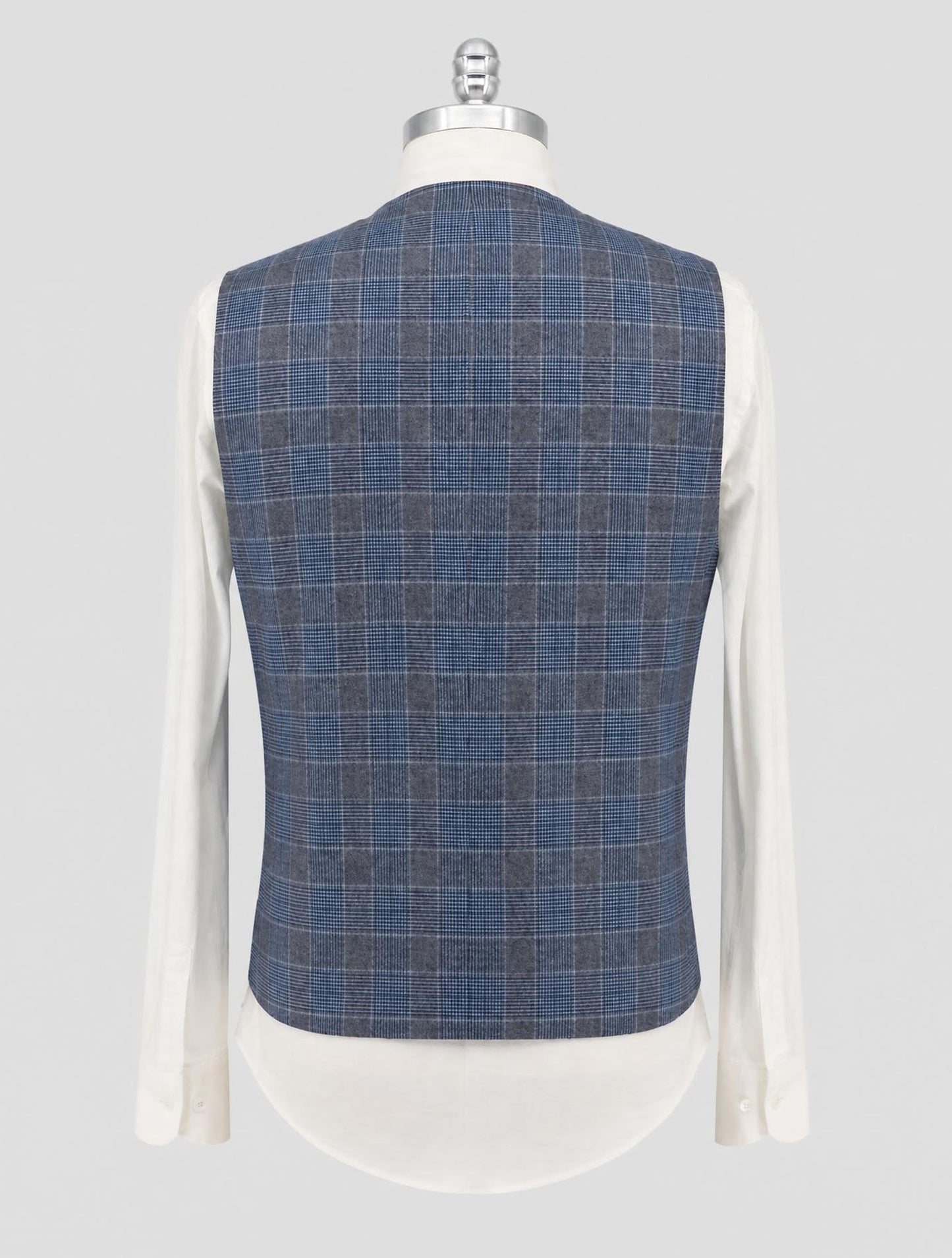 Kiton Blue Gray Cashmere Wool 14 Micron Vest