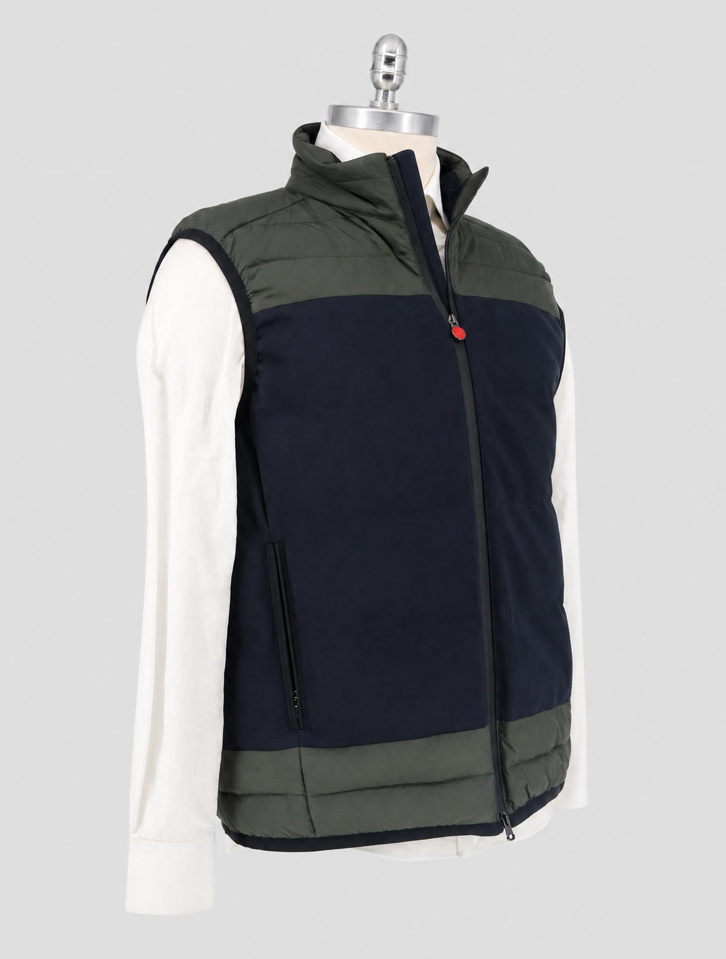 Kiton Green Blue Pl Pa Ea Gilet