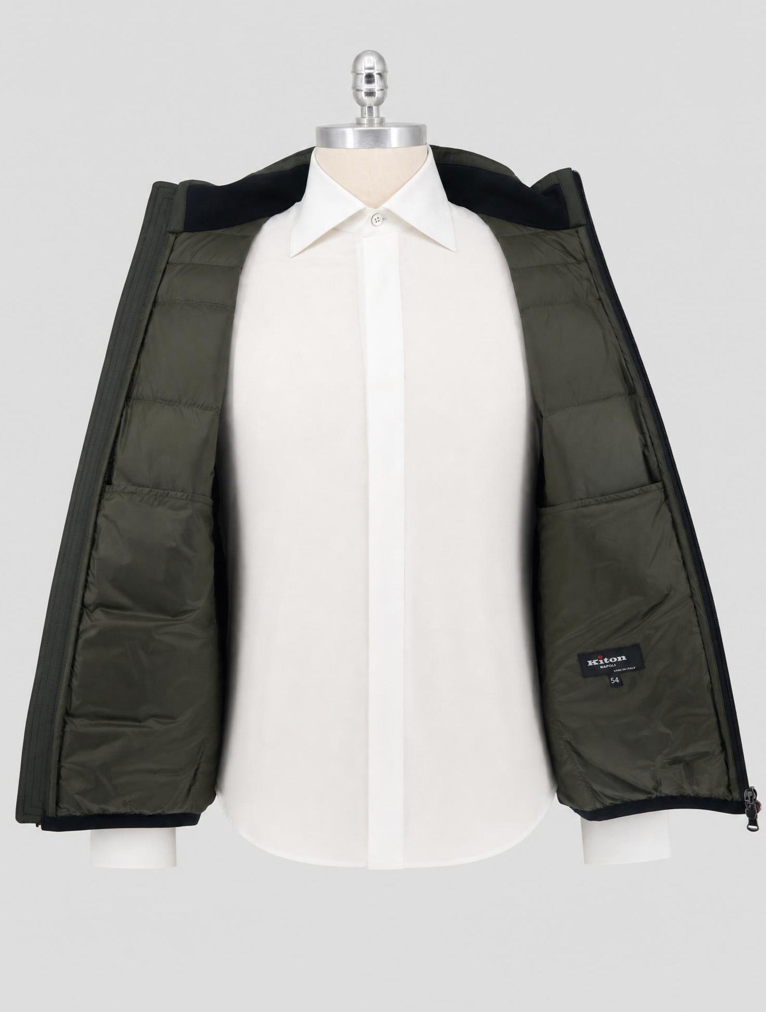 Kiton Green Blue Pl Pa Ea Gilet