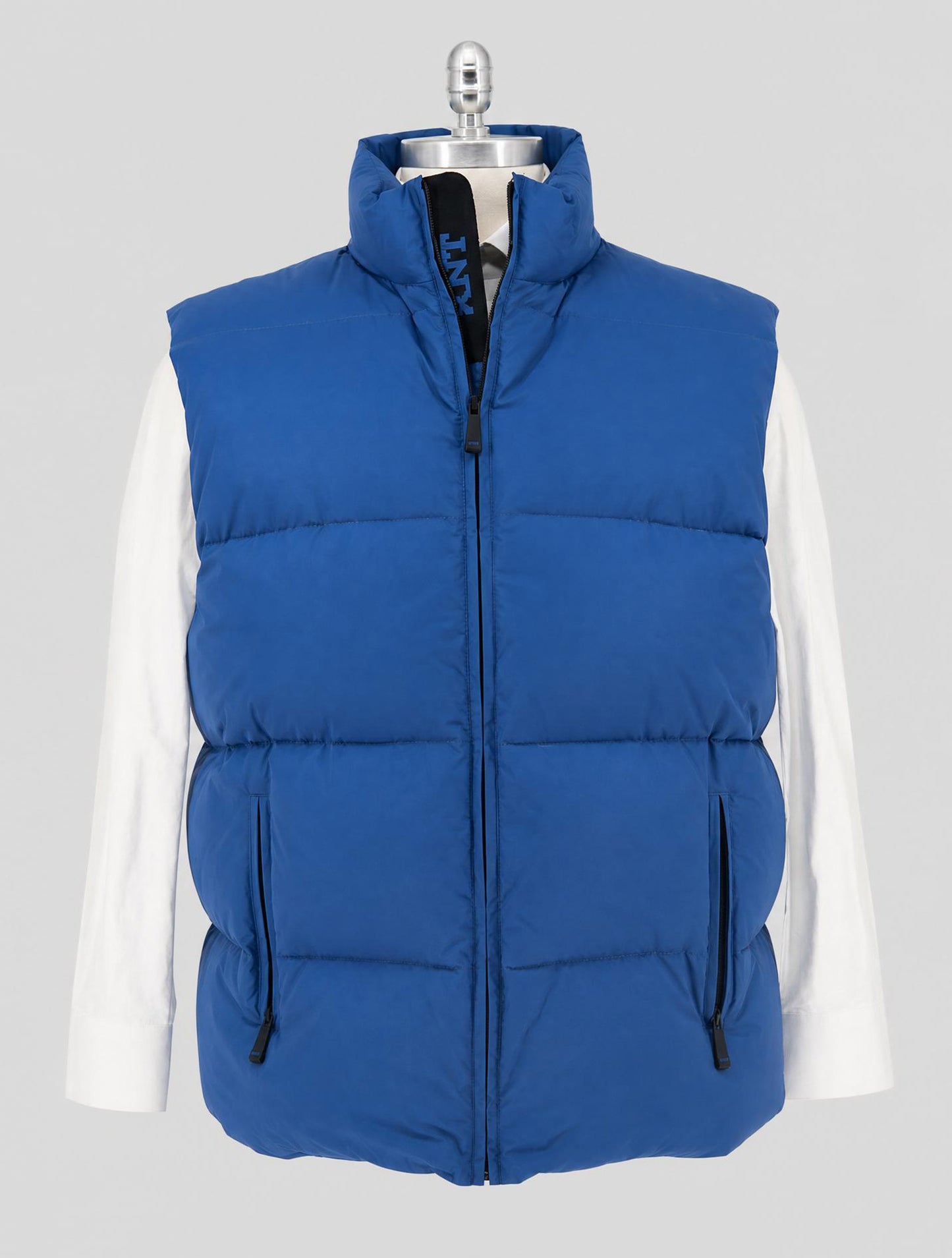 Kiton Knt Light Blue Pa Coat Gilet