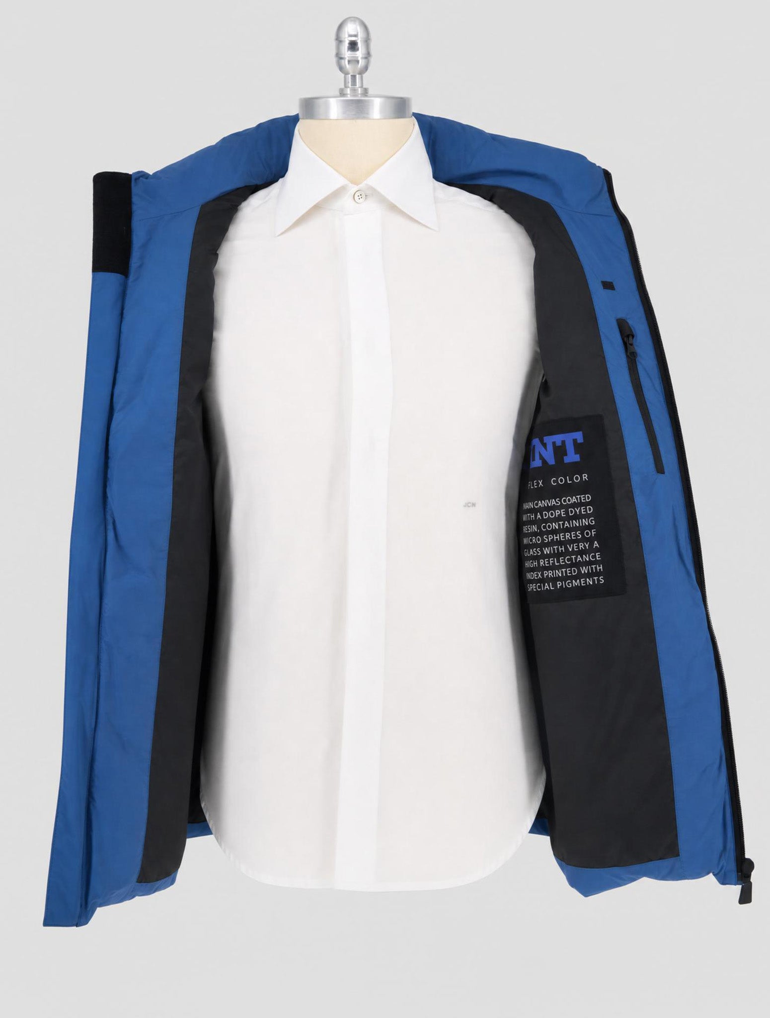 Kiton Knt Light Blue Pa Coat Gilet