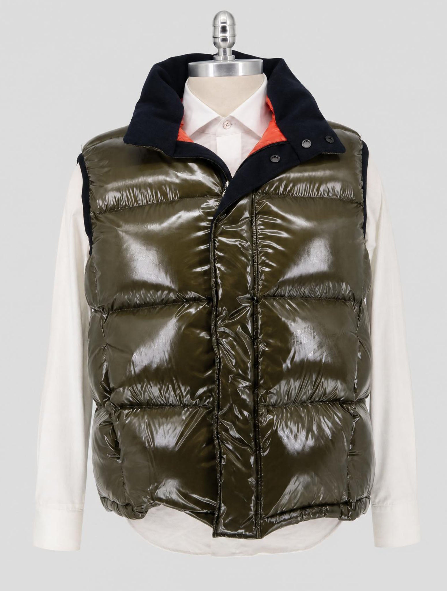 Kiton Green Pa Pu Gilet