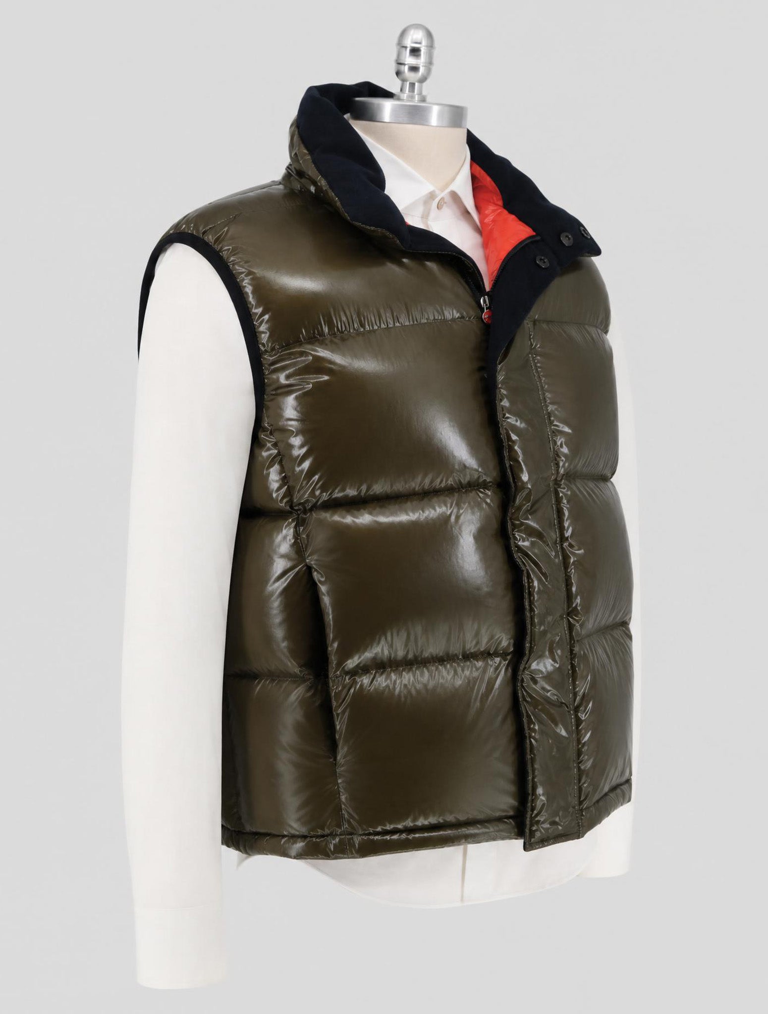 Kiton Green Pa Pu Gilet