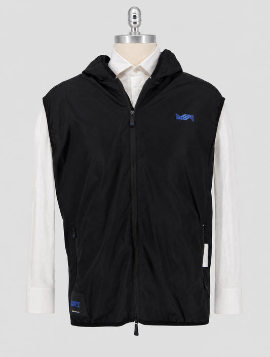 Kiton Knt Black Pa Gilet
