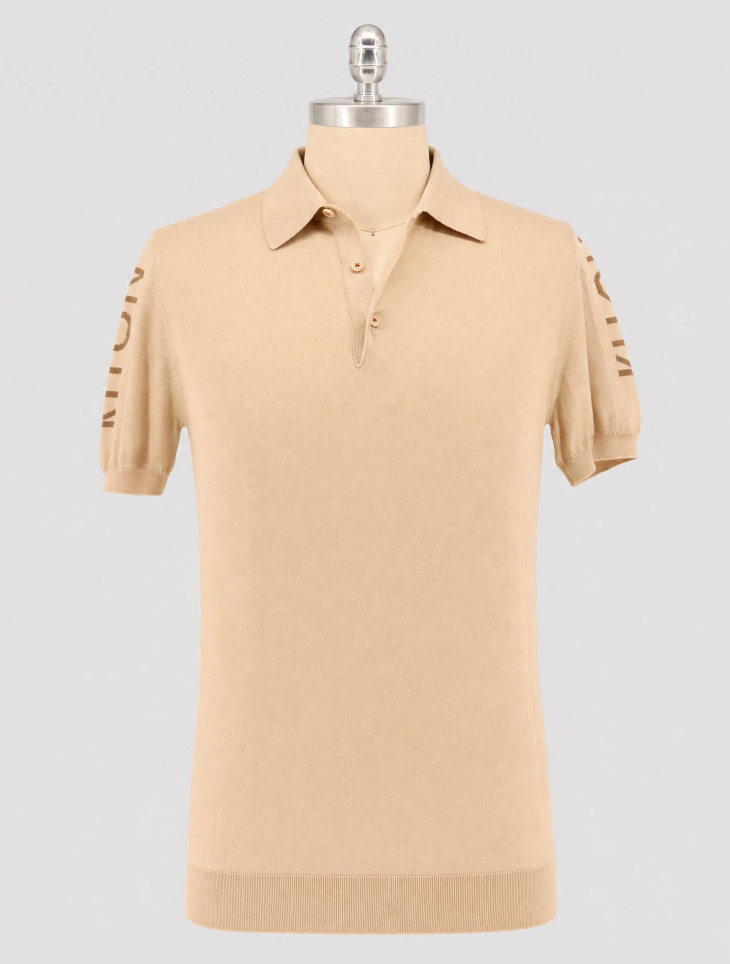 Kiton Beige Cotton Polo