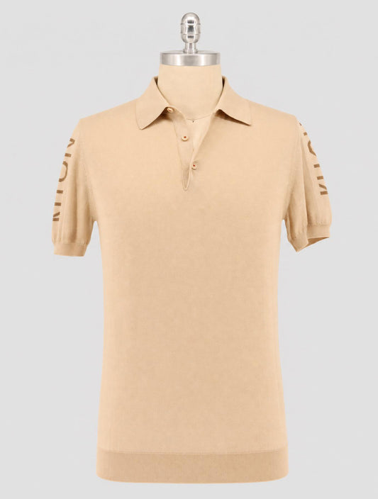 Kiton Beige Cotton Polo