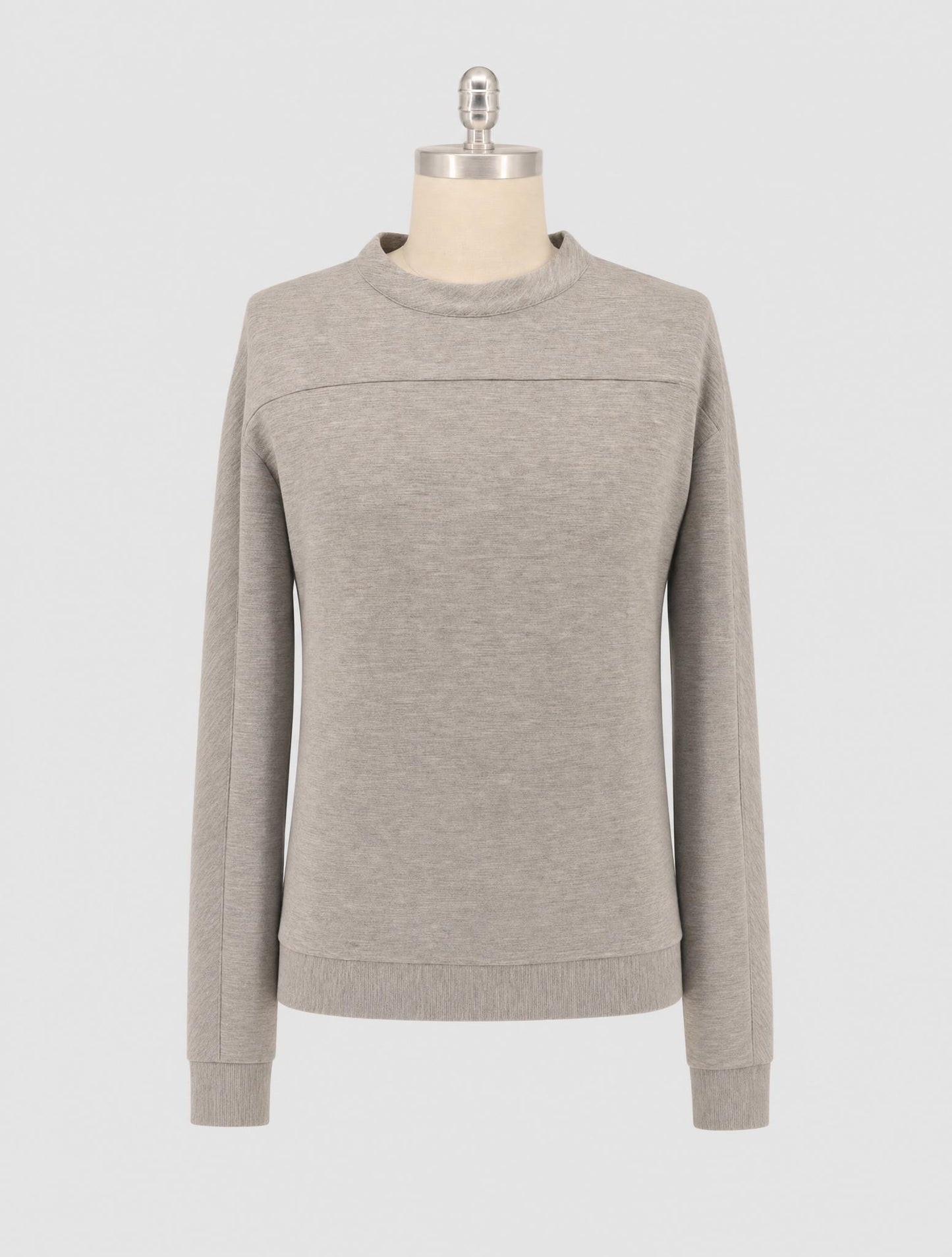 Kiton Knt Gray Cashmere Sweater Crewneck