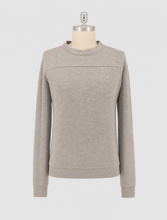 Kiton Knt Gray Cashmere Sweater Crewneck