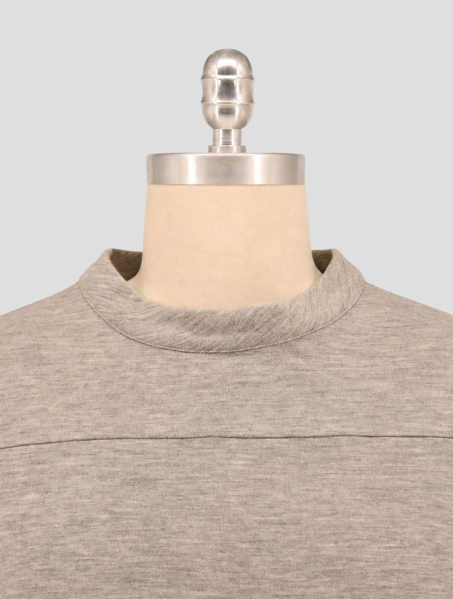 Kiton Knt Gray Cashmere Sweater Crewneck