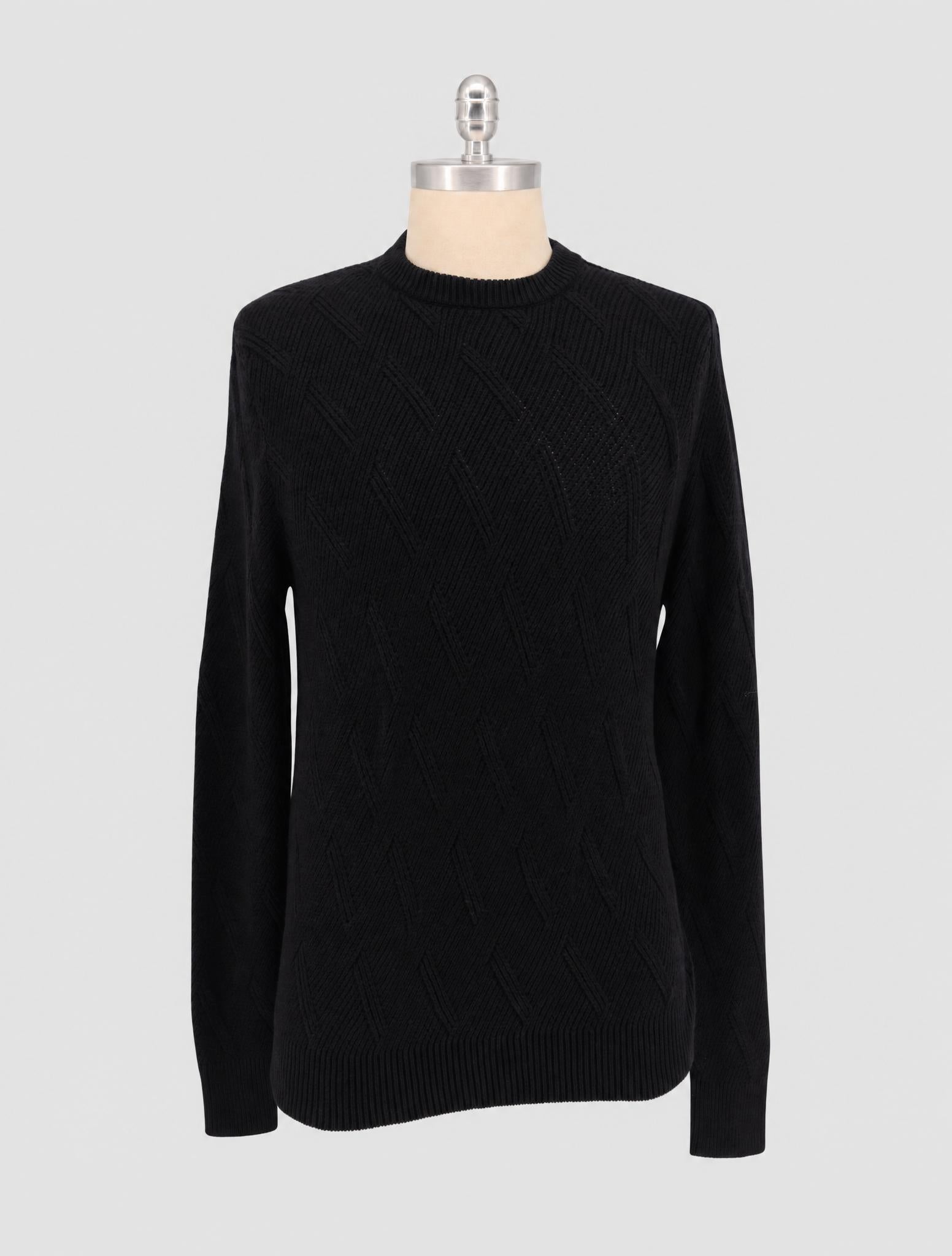 Kiton Blue Vicuna Bolivia Sweater Crewneck