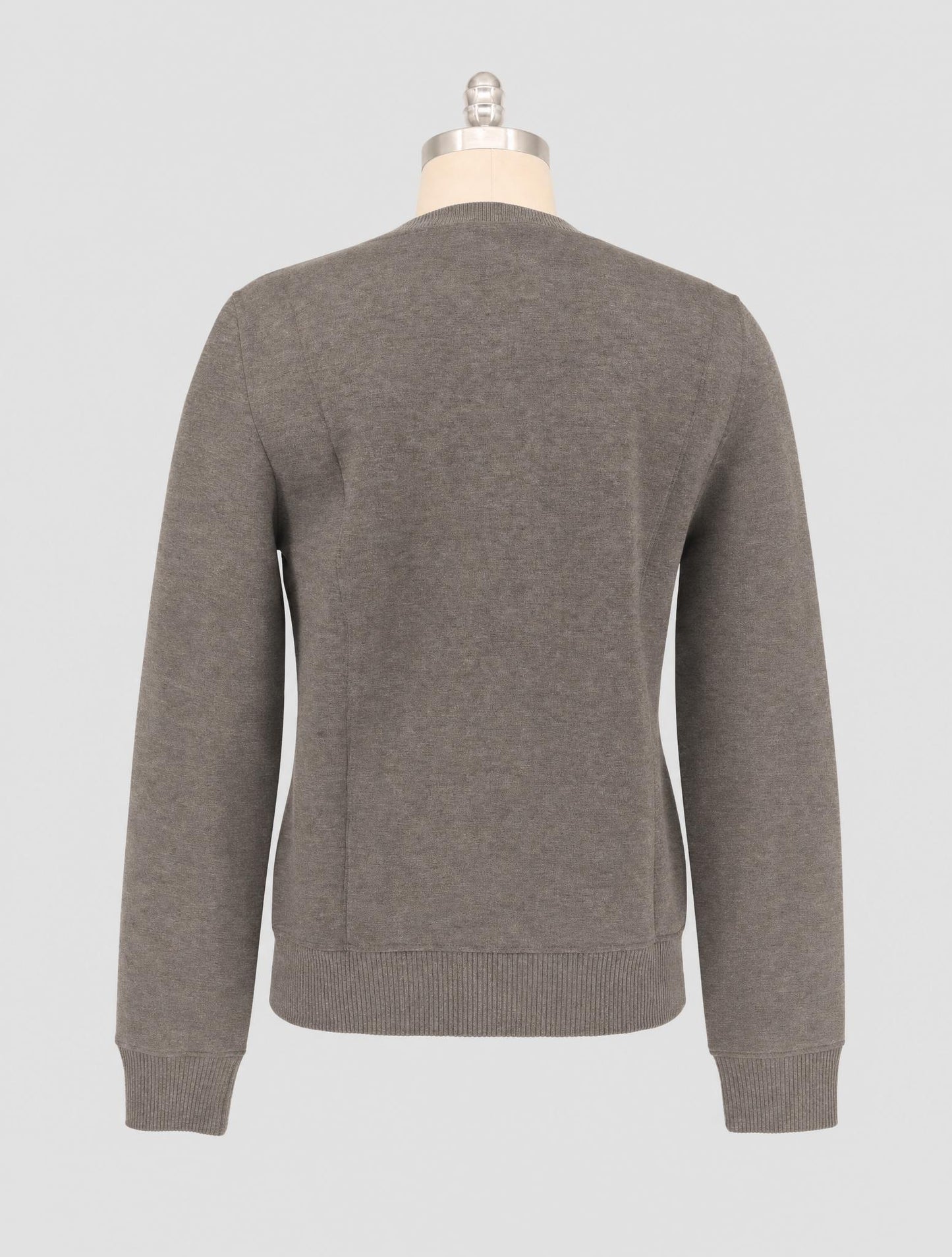 Kiton Knt Gray Viscose Ea Sweater Crewneck