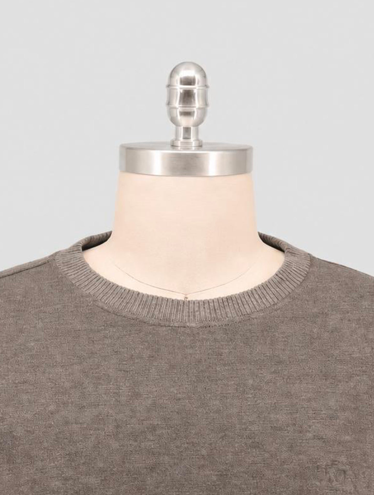 Kiton Knt Gray Viscose Ea Sweater Crewneck