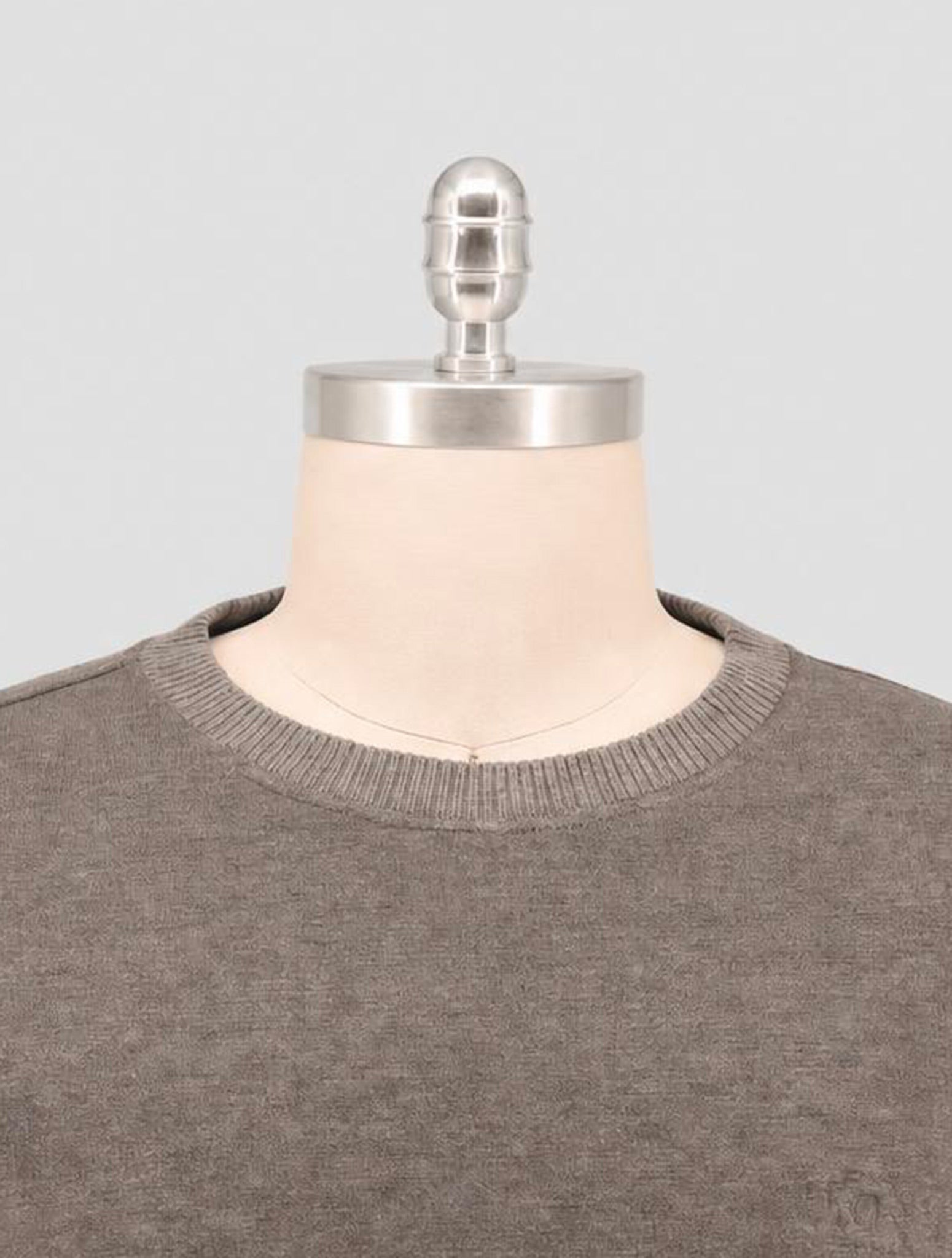 Kiton Knt Gray Viscose Ea Sweater Crewneck
