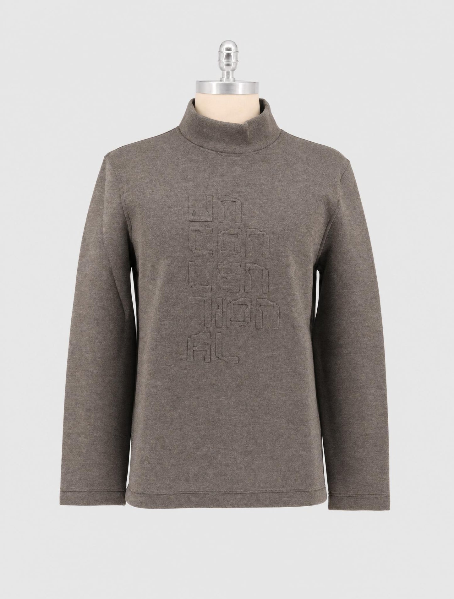 Kiton Knt Gray Viscose Ea Sweater Turtleneck