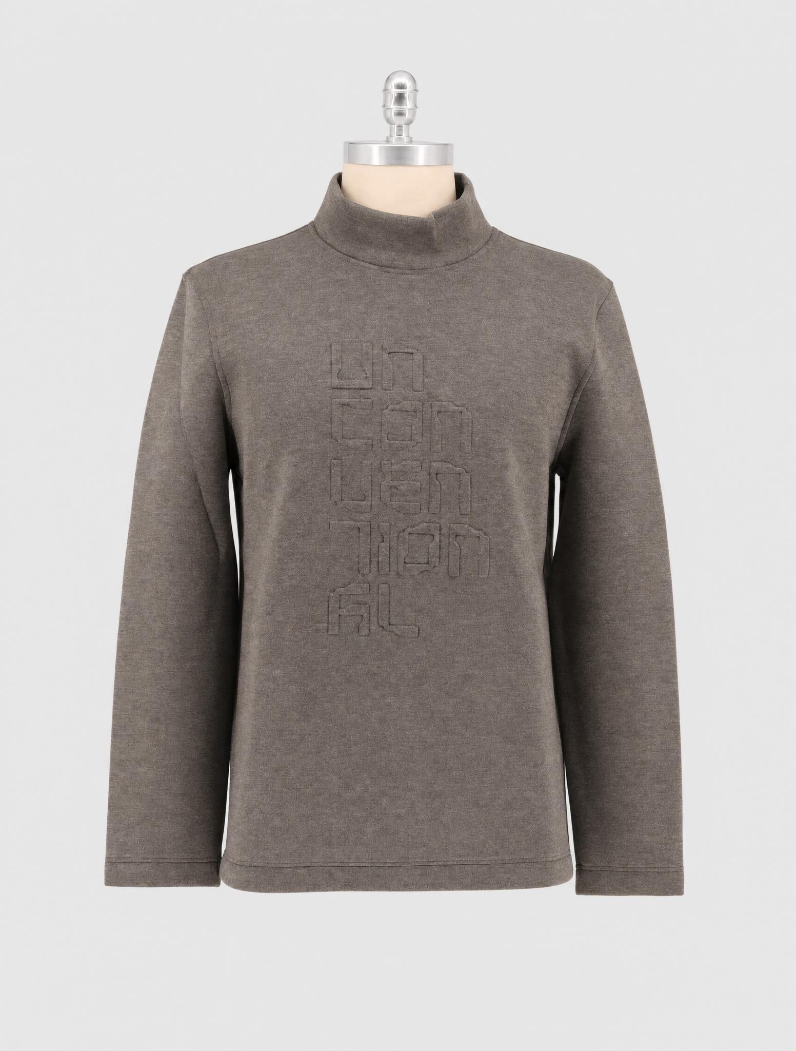 Kiton Knt Gray Viscose Ea Sweater Turtleneck