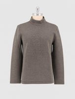 Kiton Knt Gray Viscose Ea Sweater Turtleneck