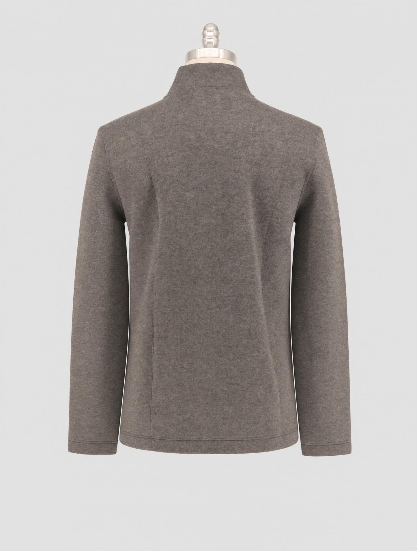 Kiton Knt Gray Viscose Ea Sweater Turtleneck