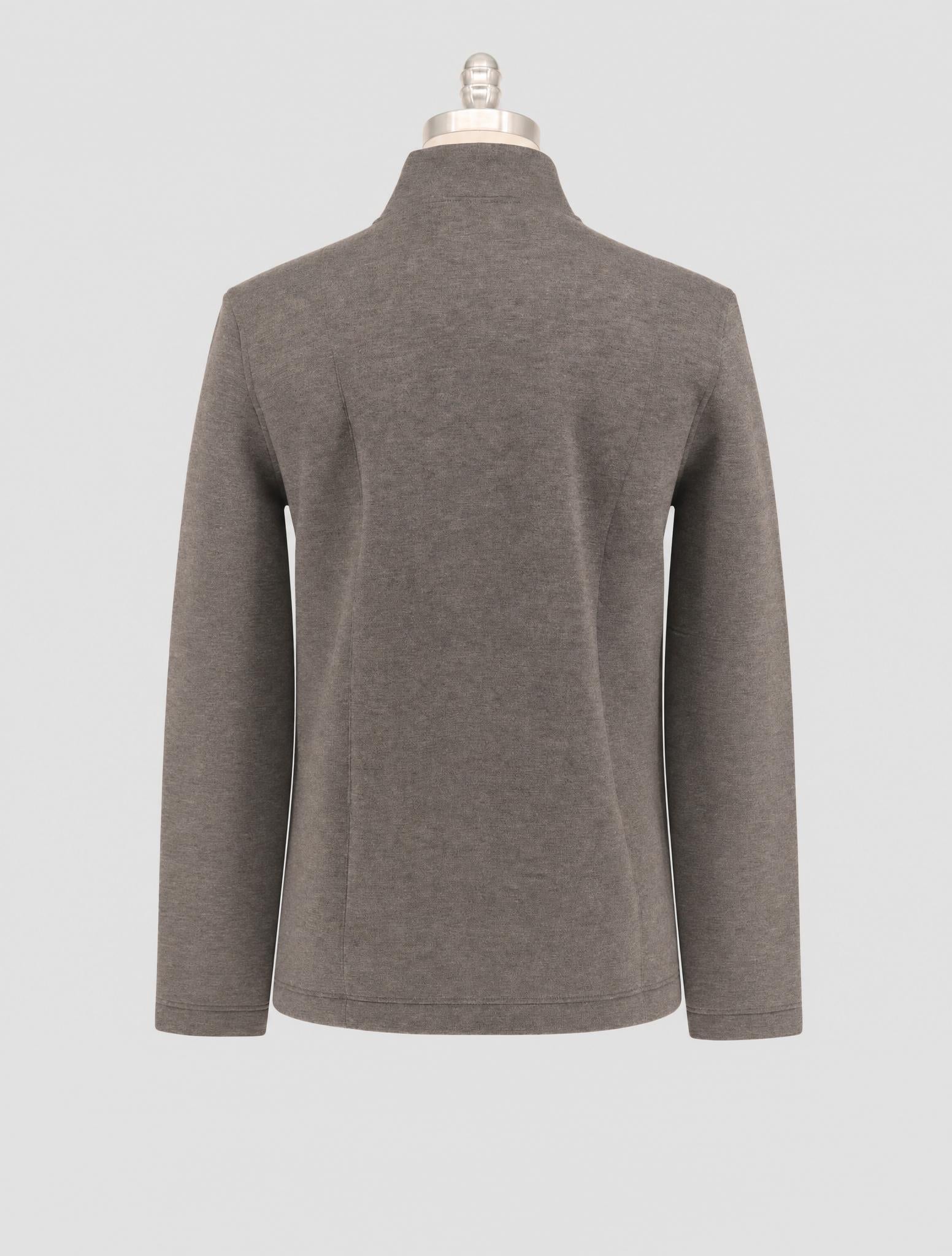 Kiton Knt Gray Viscose Ea Sweater Turtleneck