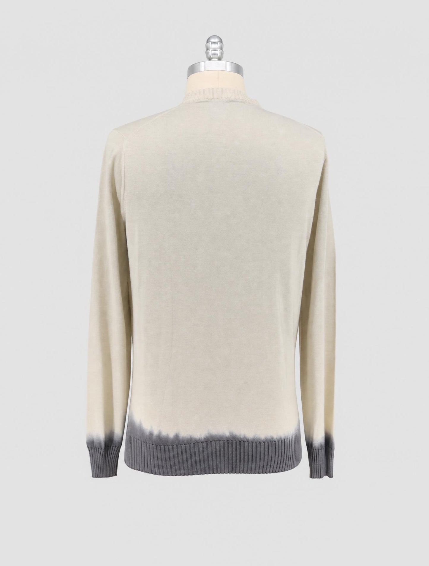 Kiton Beige Cashmere Silk Sweater Crewneck