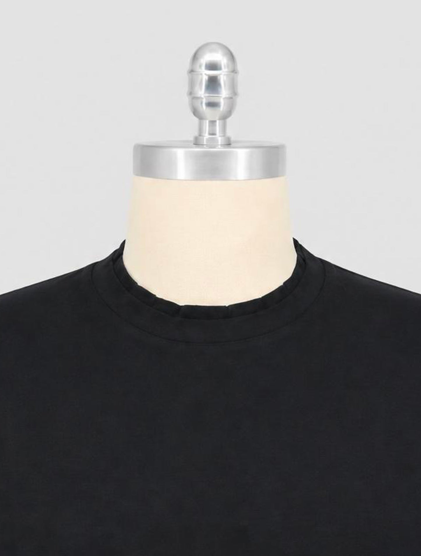 Kiton Knt Black Cotton T-Shirt
