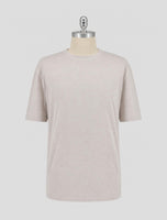 Kiton Beige Cotton Cashmere T-Shirt