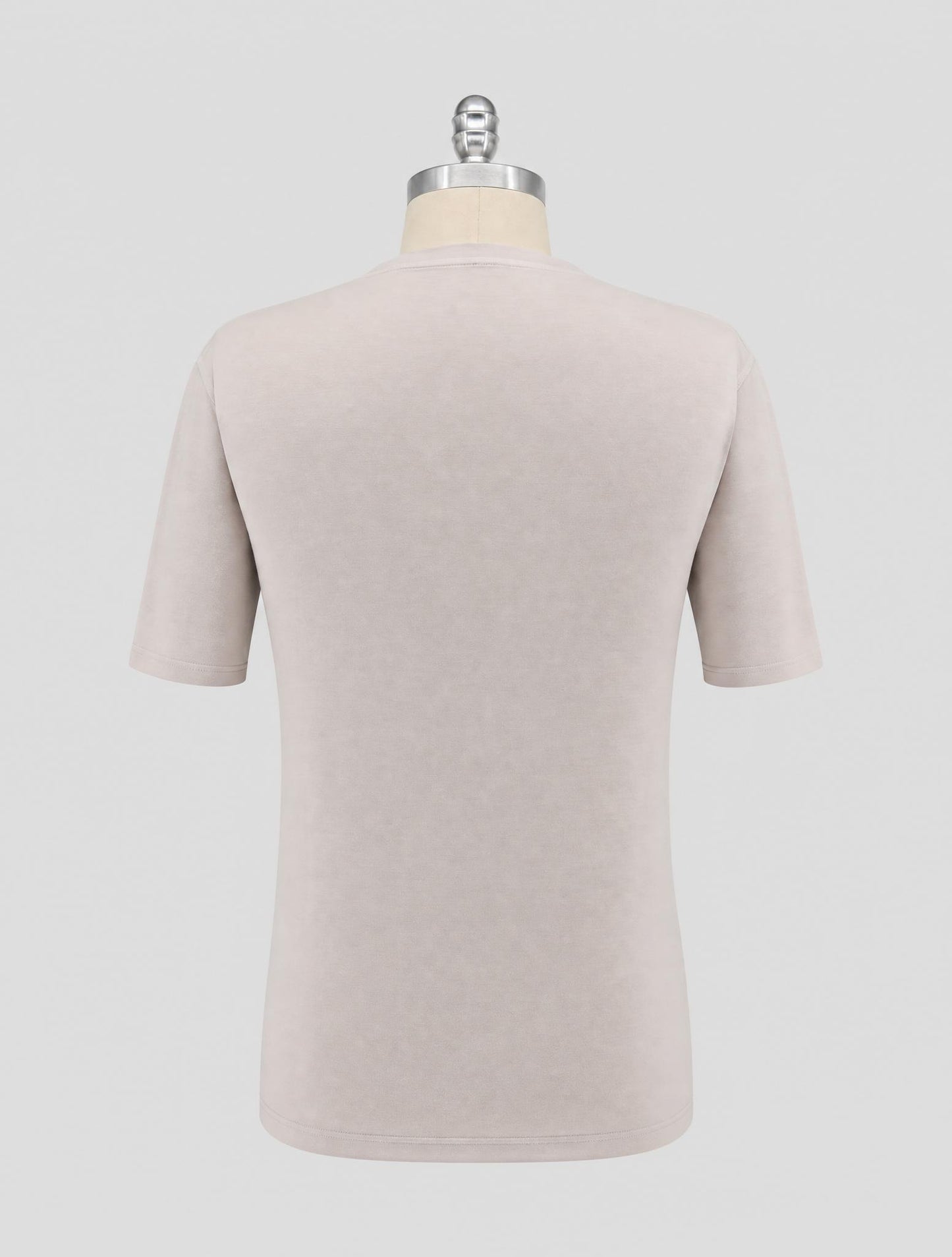 Kiton Beige Cotton Cashmere T-Shirt
