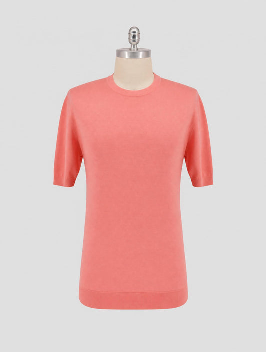 Kiton Pink Cotton Polo