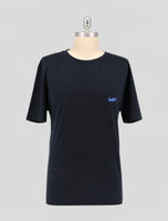 Kiton Knt Dark Blue Cotton T-Shirt