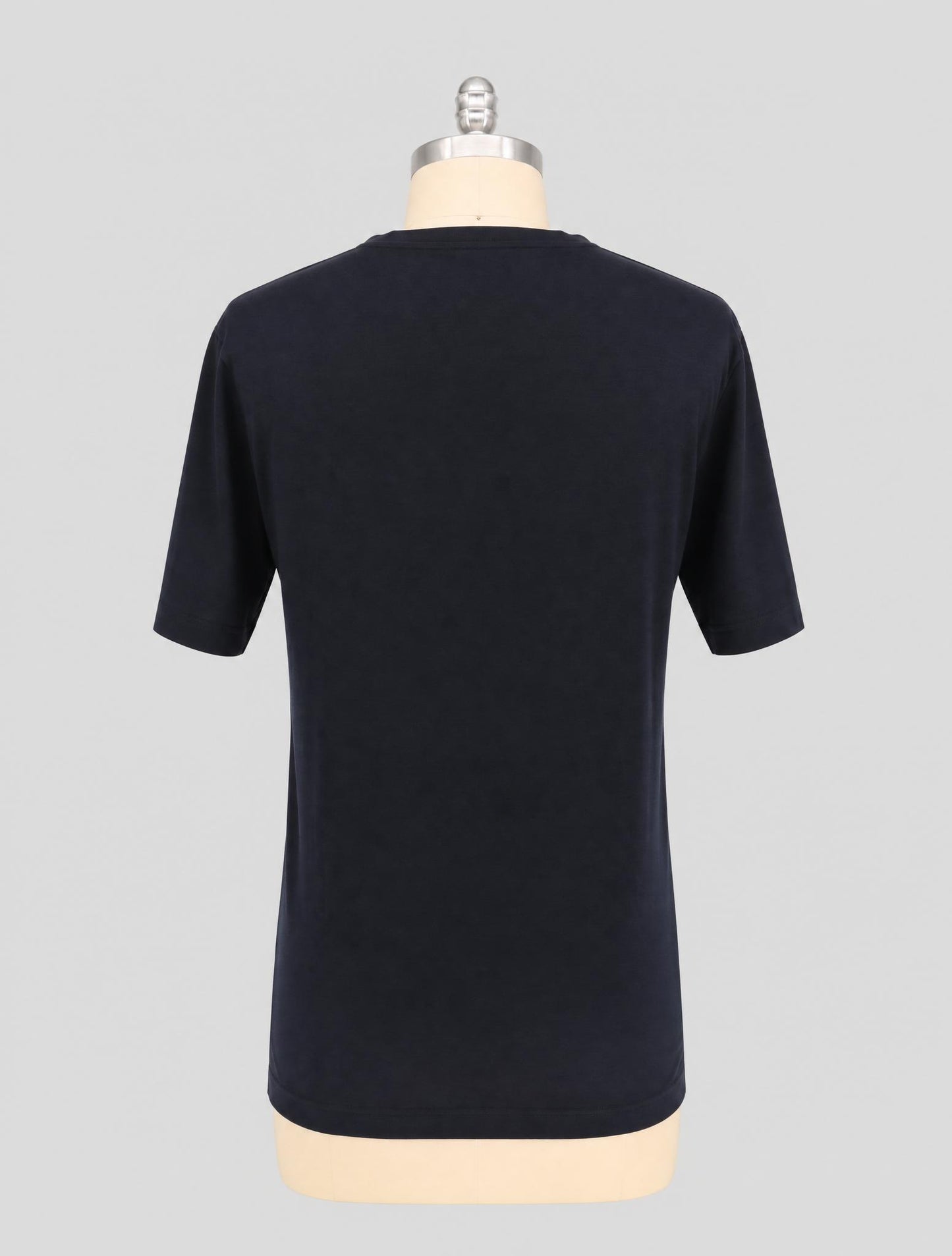 Kiton Knt Dark Blue Cotton T-Shirt