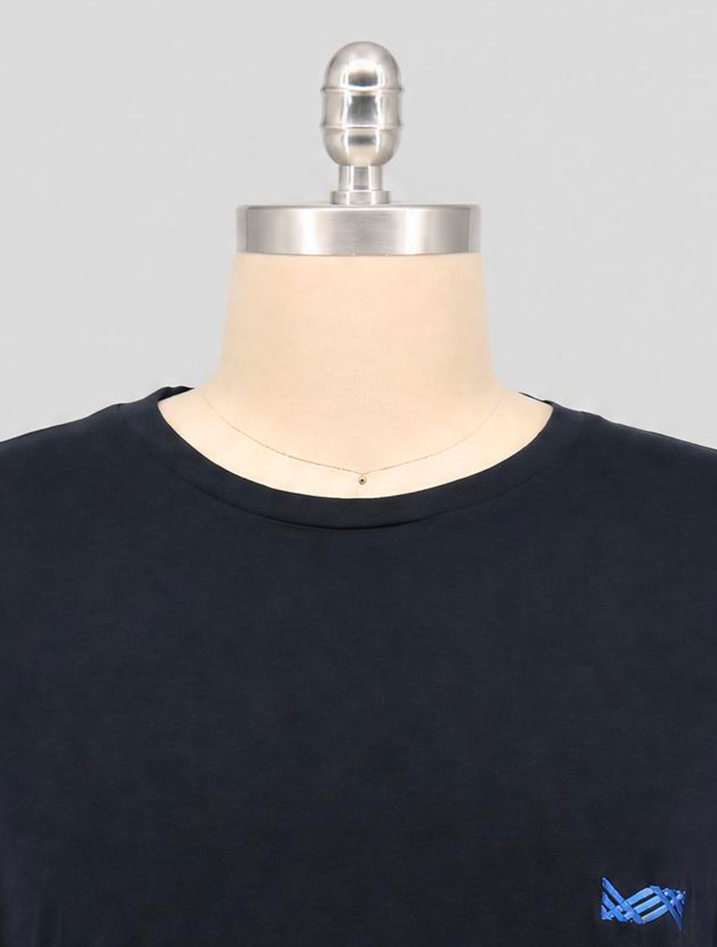 Kiton Knt Dark Blue Cotton T-Shirt