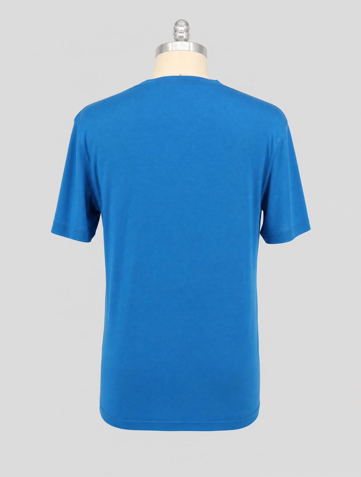 Kiton Knt Light Blue Cotton T-Shirt