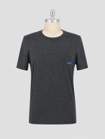 Kiton Knt Gray Cotton T-Shirt