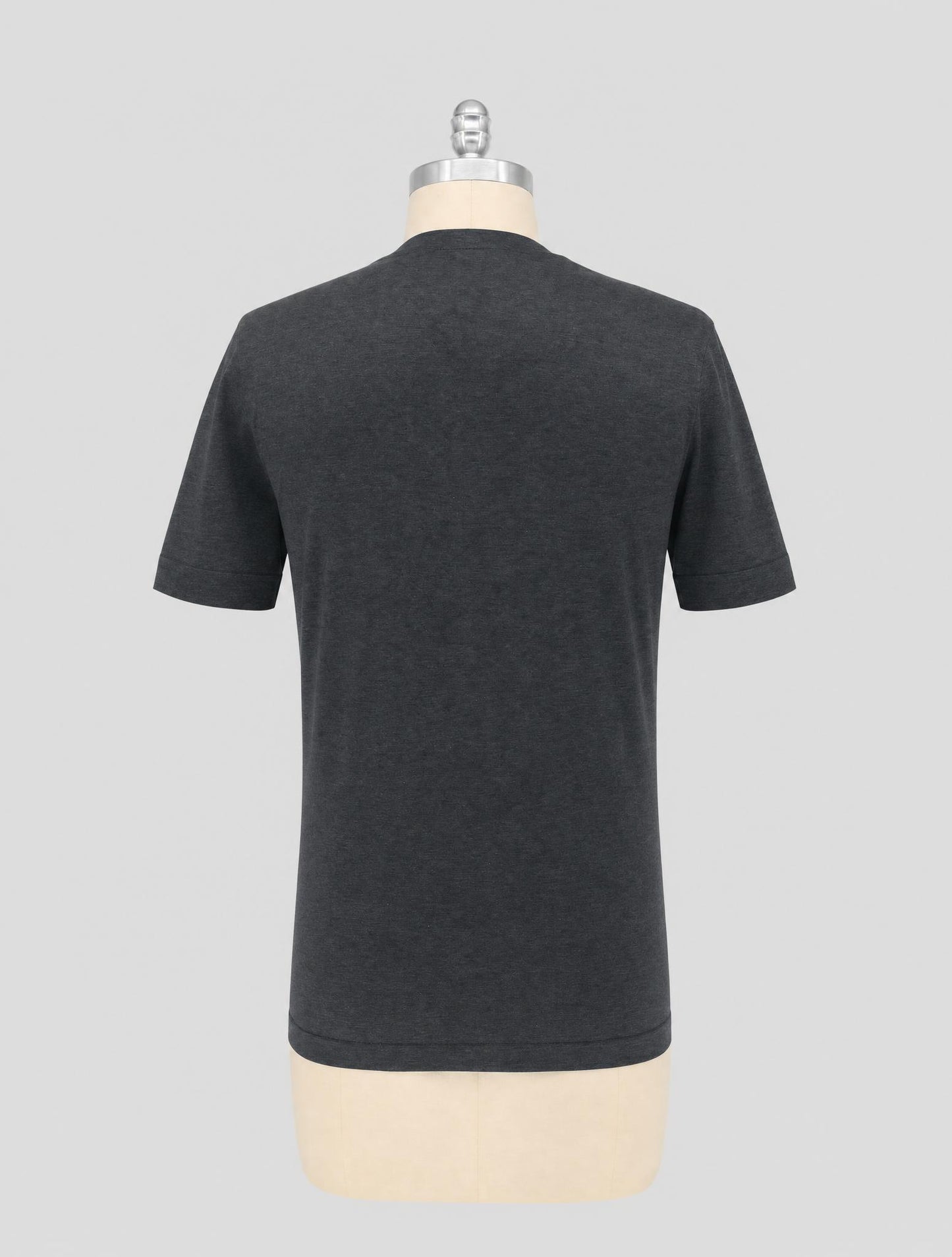 Kiton Knt Gray Cotton T-Shirt