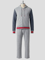 Kiton Gray Cotton Tracksuit