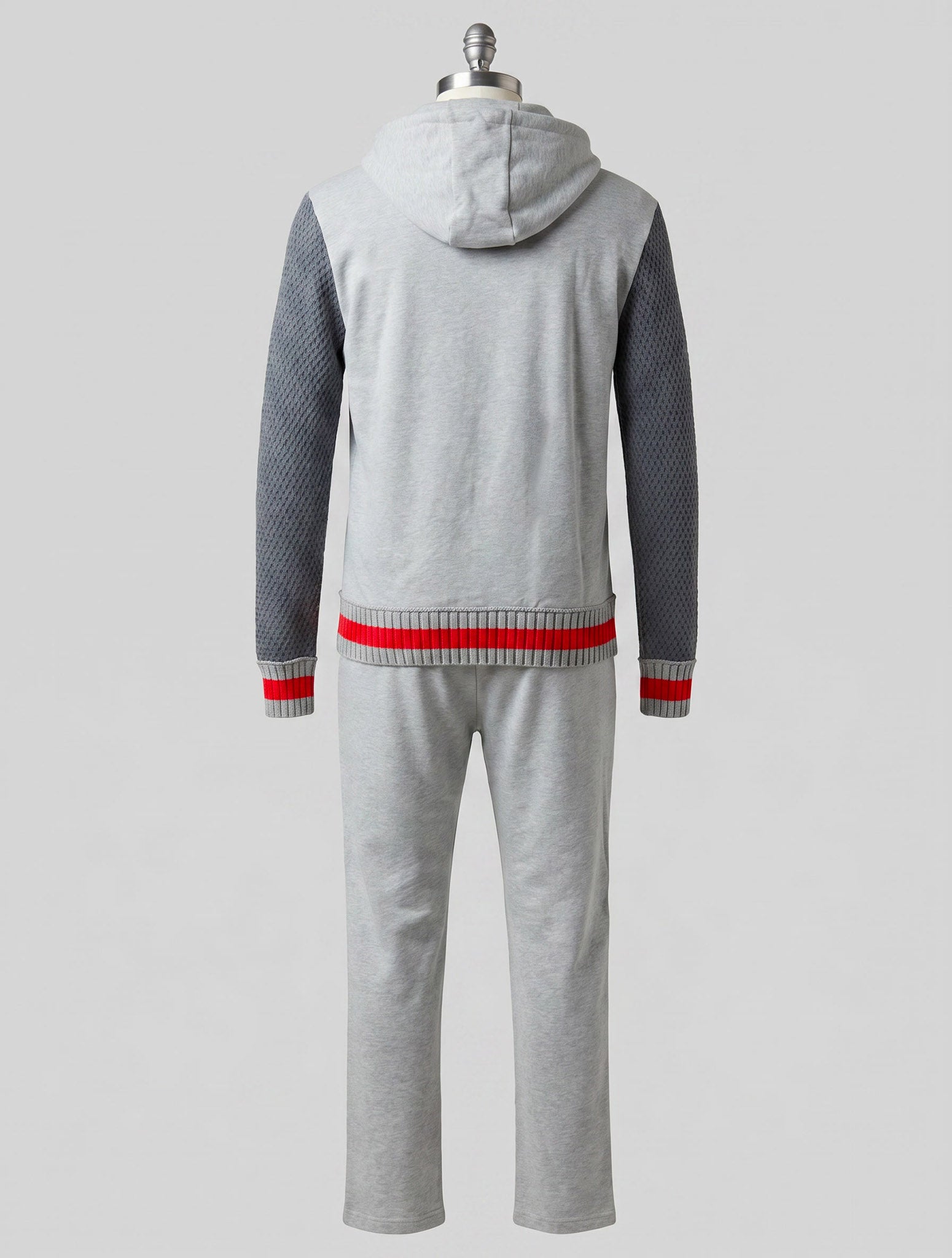 Kiton Gray Cotton Tracksuit