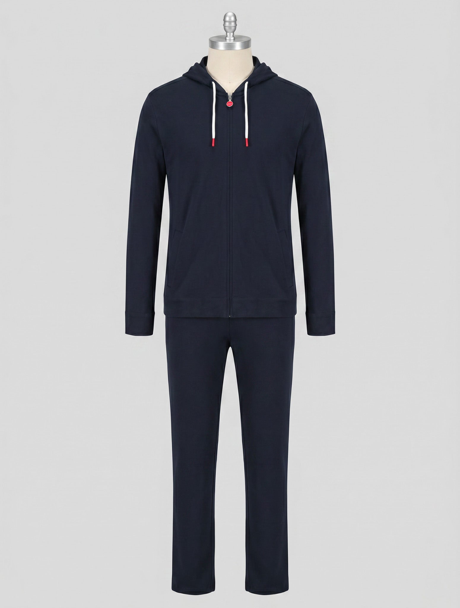Kiton Blue Cotton Cashmere Pajamas