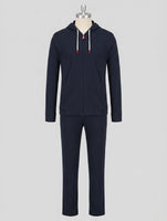Kiton Blue Cotton Cashmere Pajamas