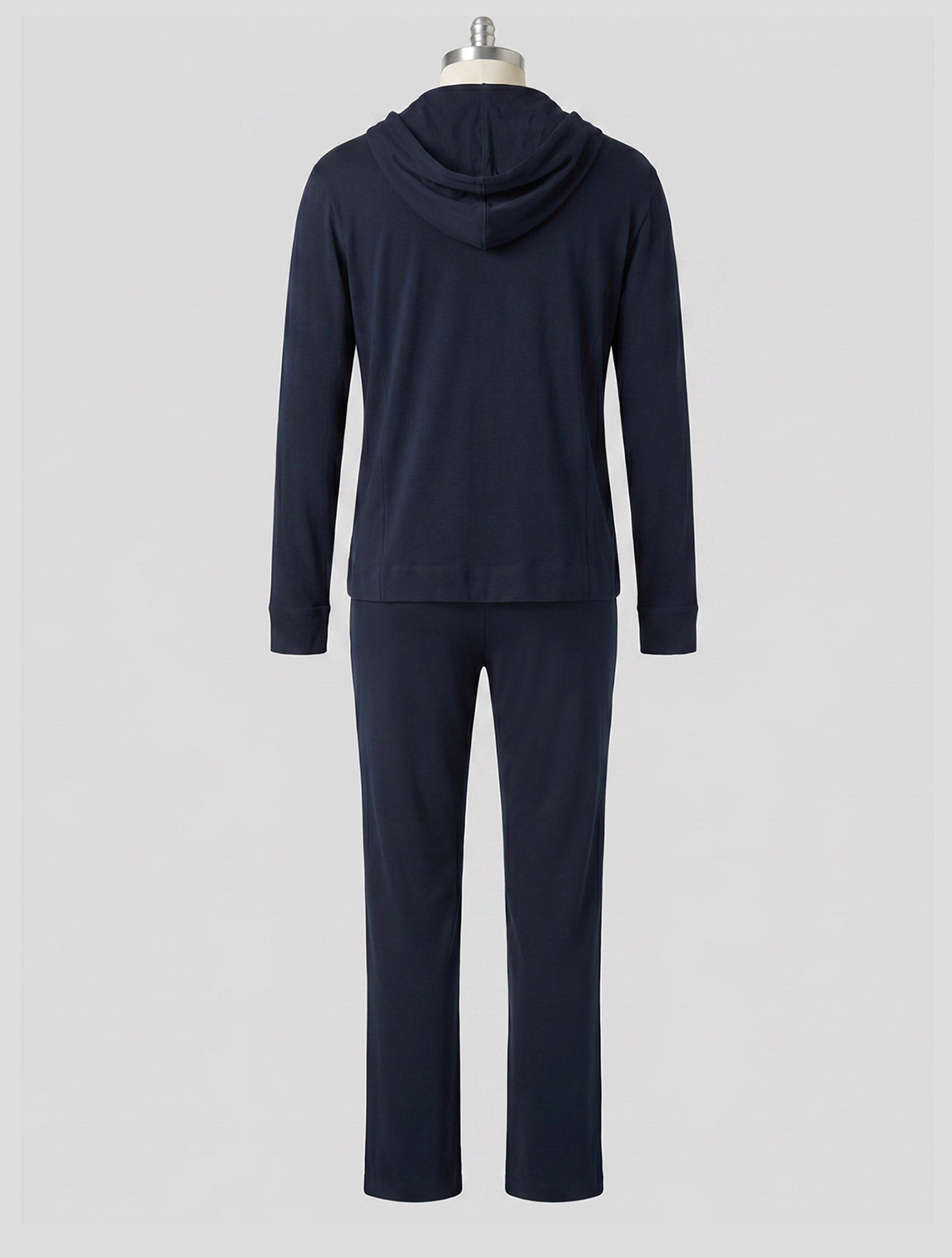 Kiton Blue Cotton Cashmere Pajamas