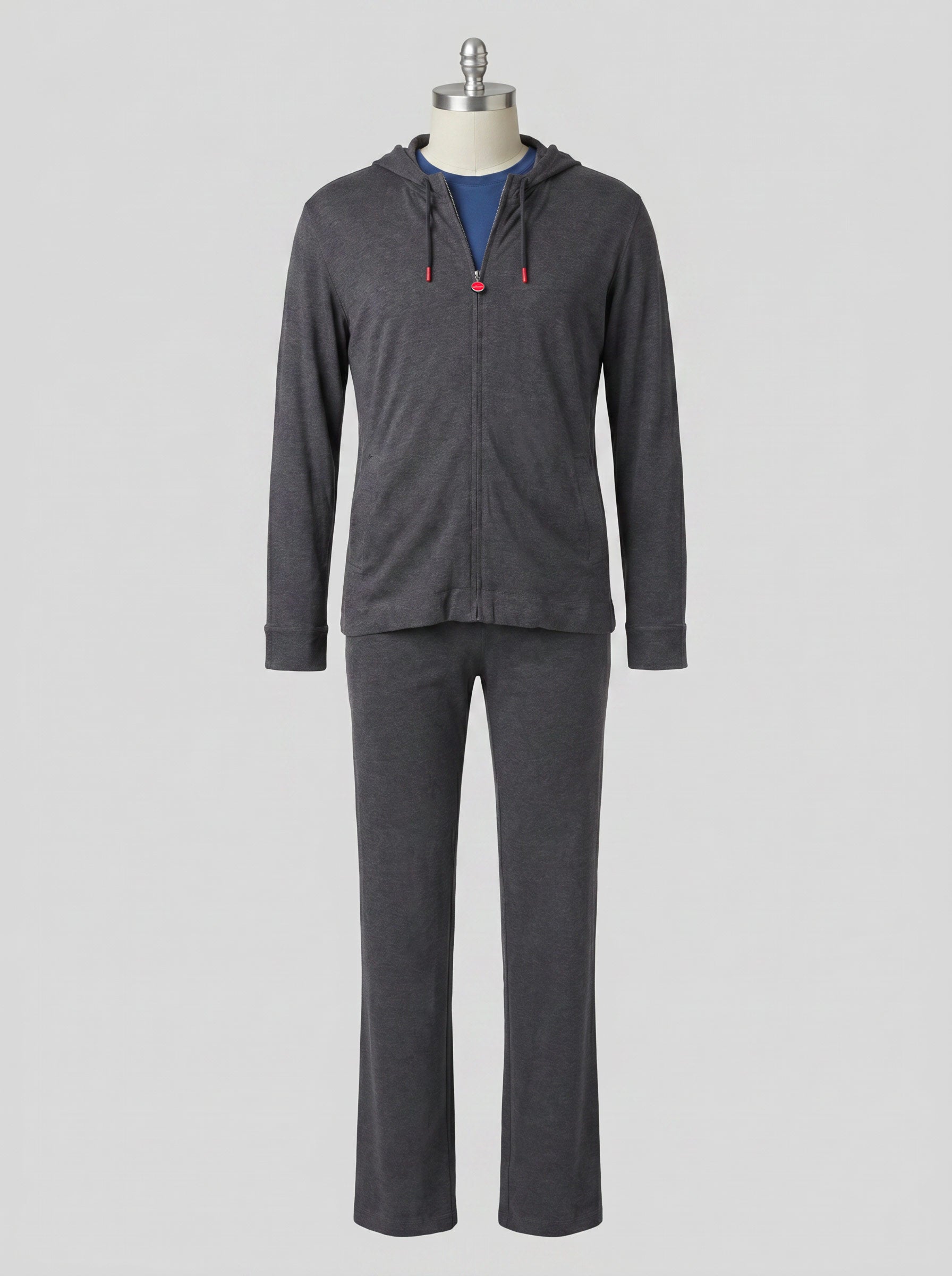 Kiton Gray Cotton Cashmere Pajamas