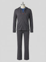 Kiton Gray Cotton Cashmere Pajamas
