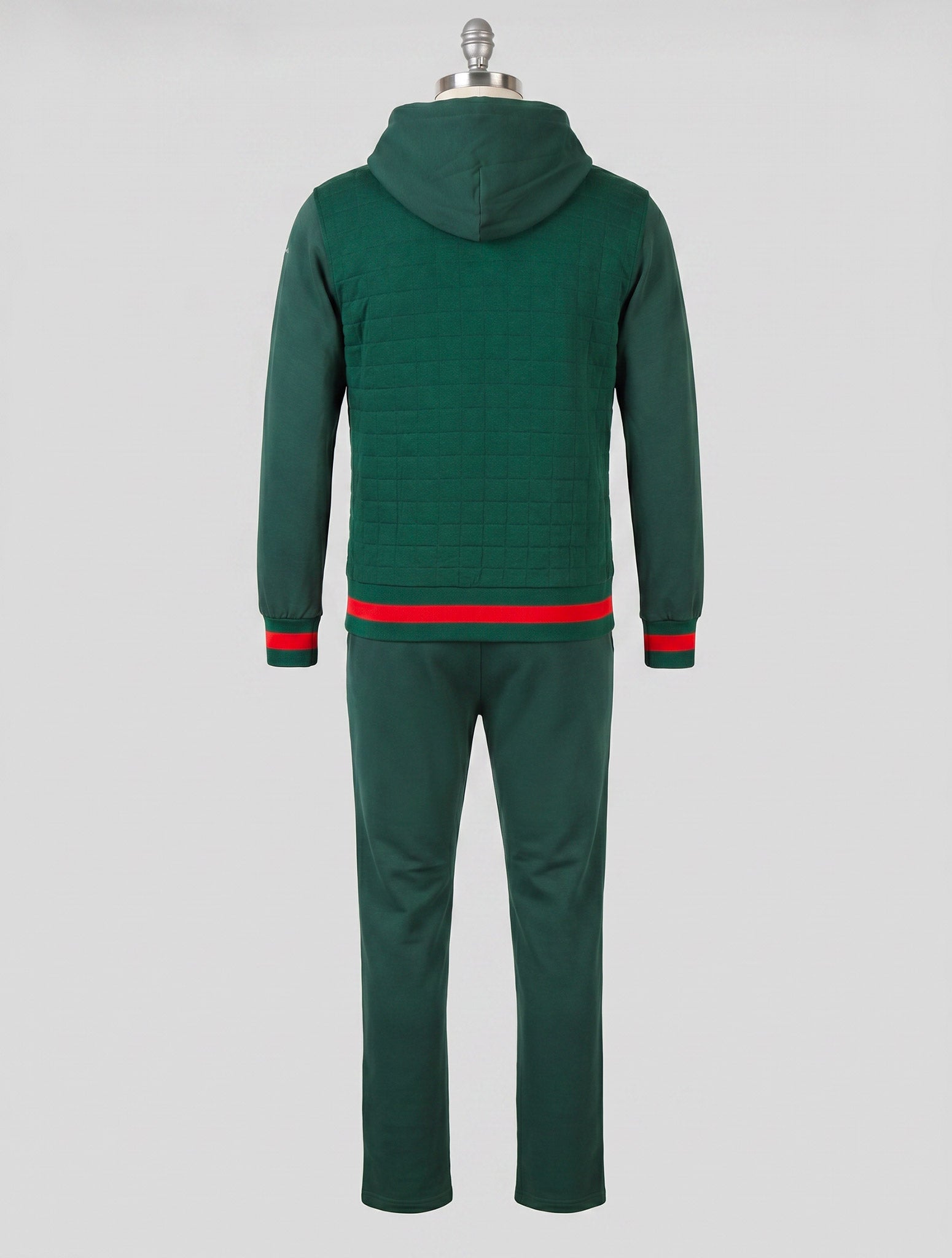 Kiton Green Wool Nylon Ea Tracksuit