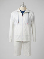 Kiton White Cotton Tracksuit