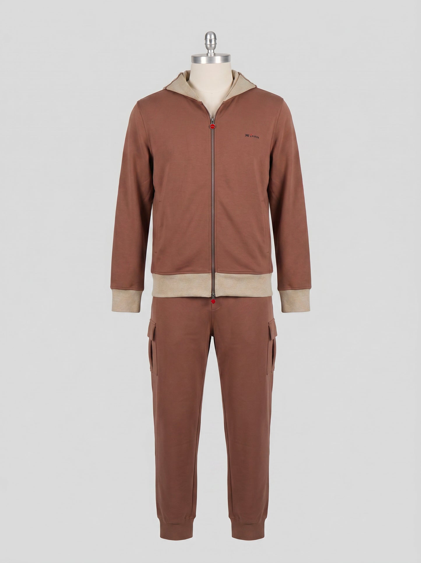 Kiton Brown Cotton Ea Tracksuit