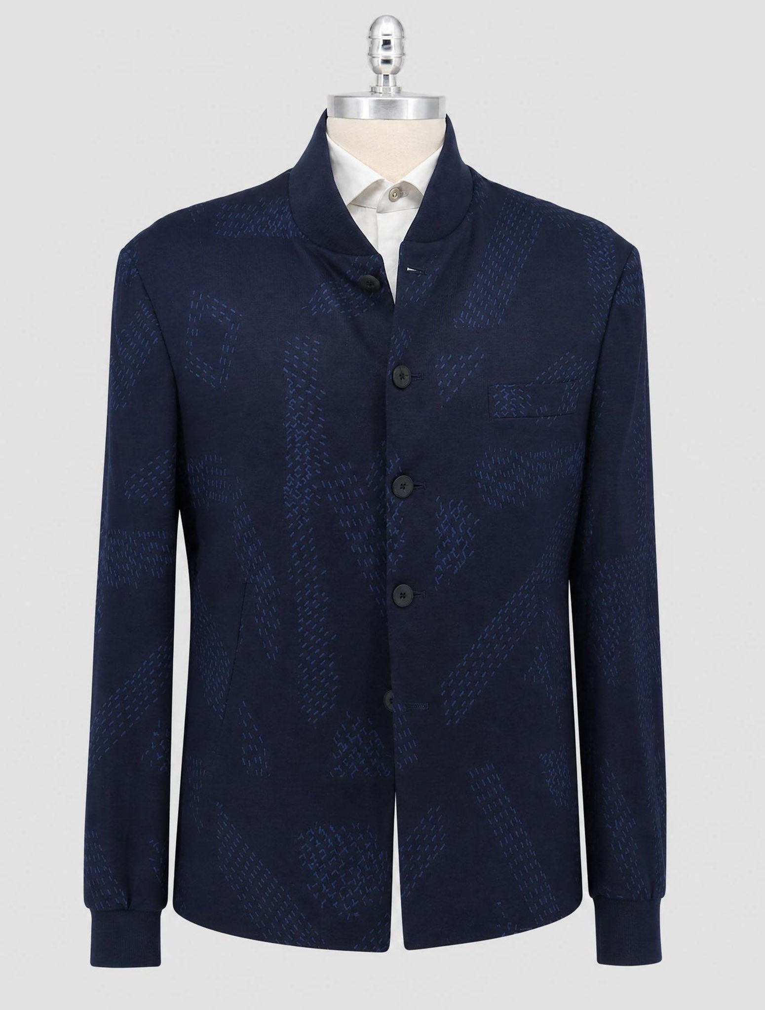 Kiton Blue Lyocell Viscose Silk Tracksuit