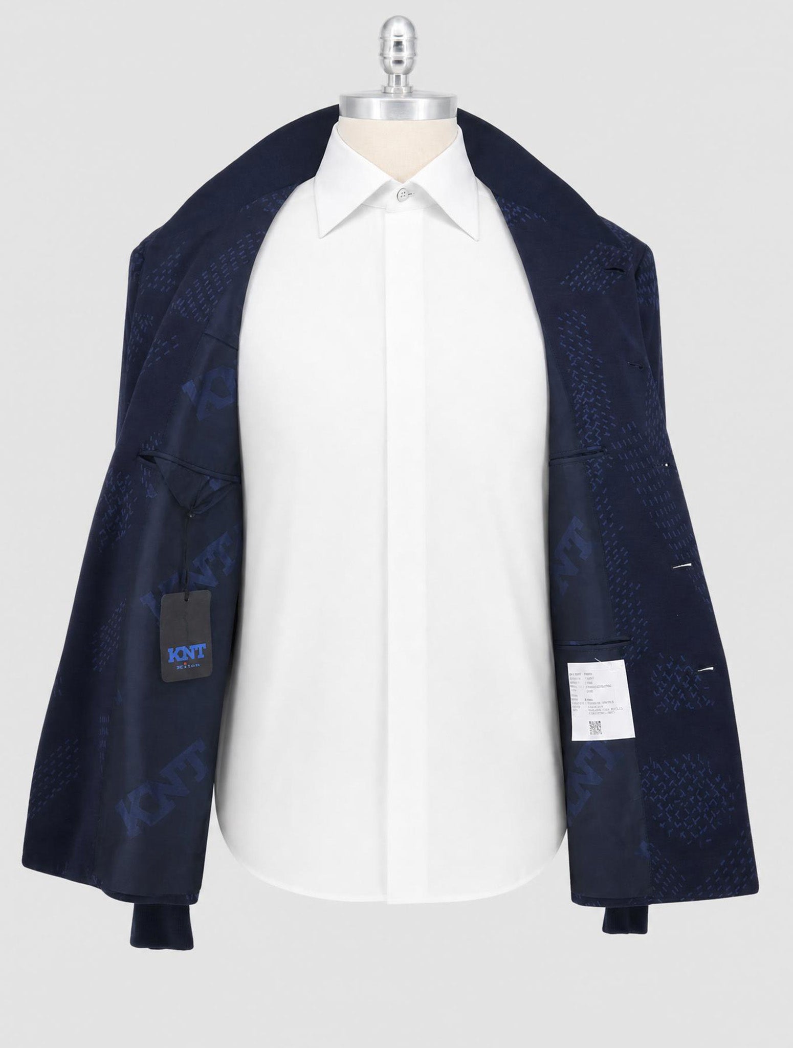 Kiton Blue Lyocell Viscose Silk Tracksuit