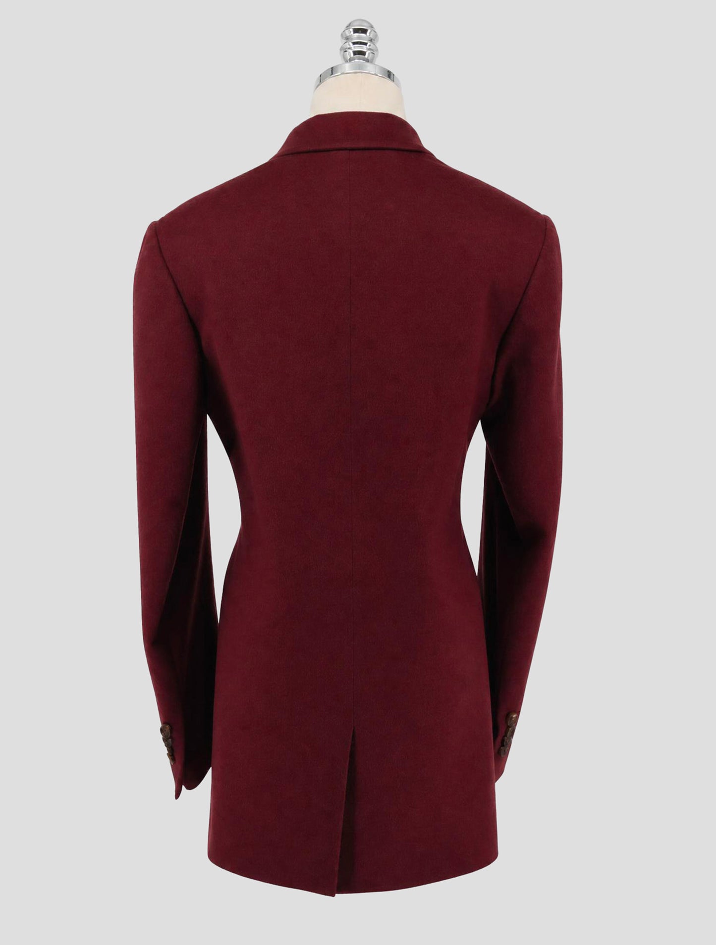 Kiton Burgundy Cashmere Ea Blazer Women