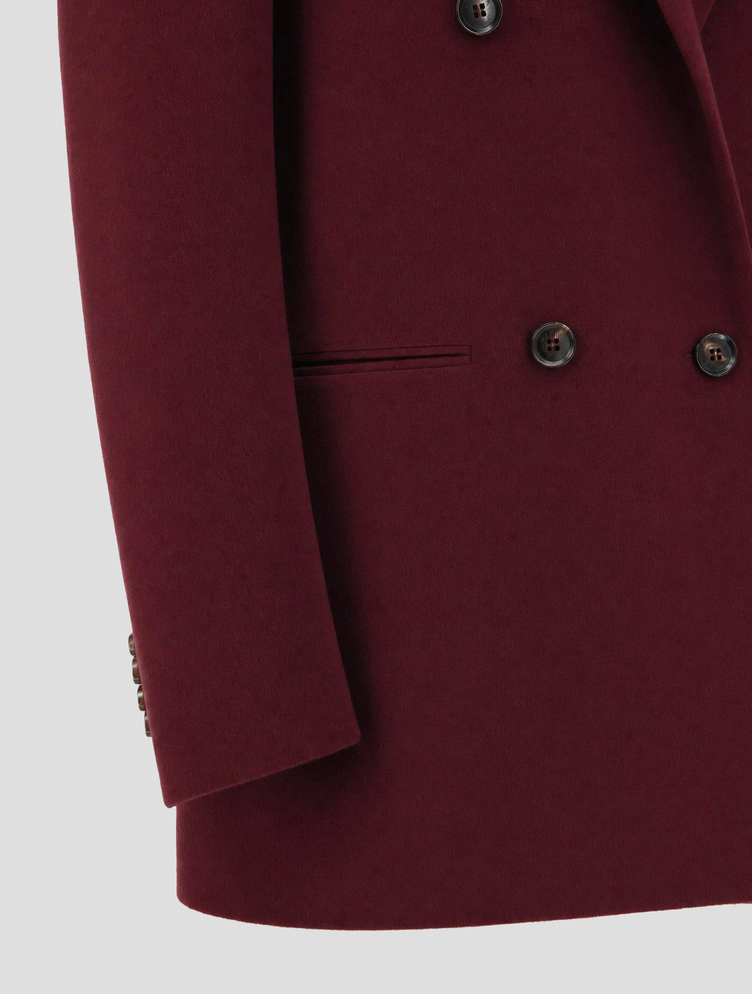 Kiton Burgundy Cashmere Ea Blazer Women