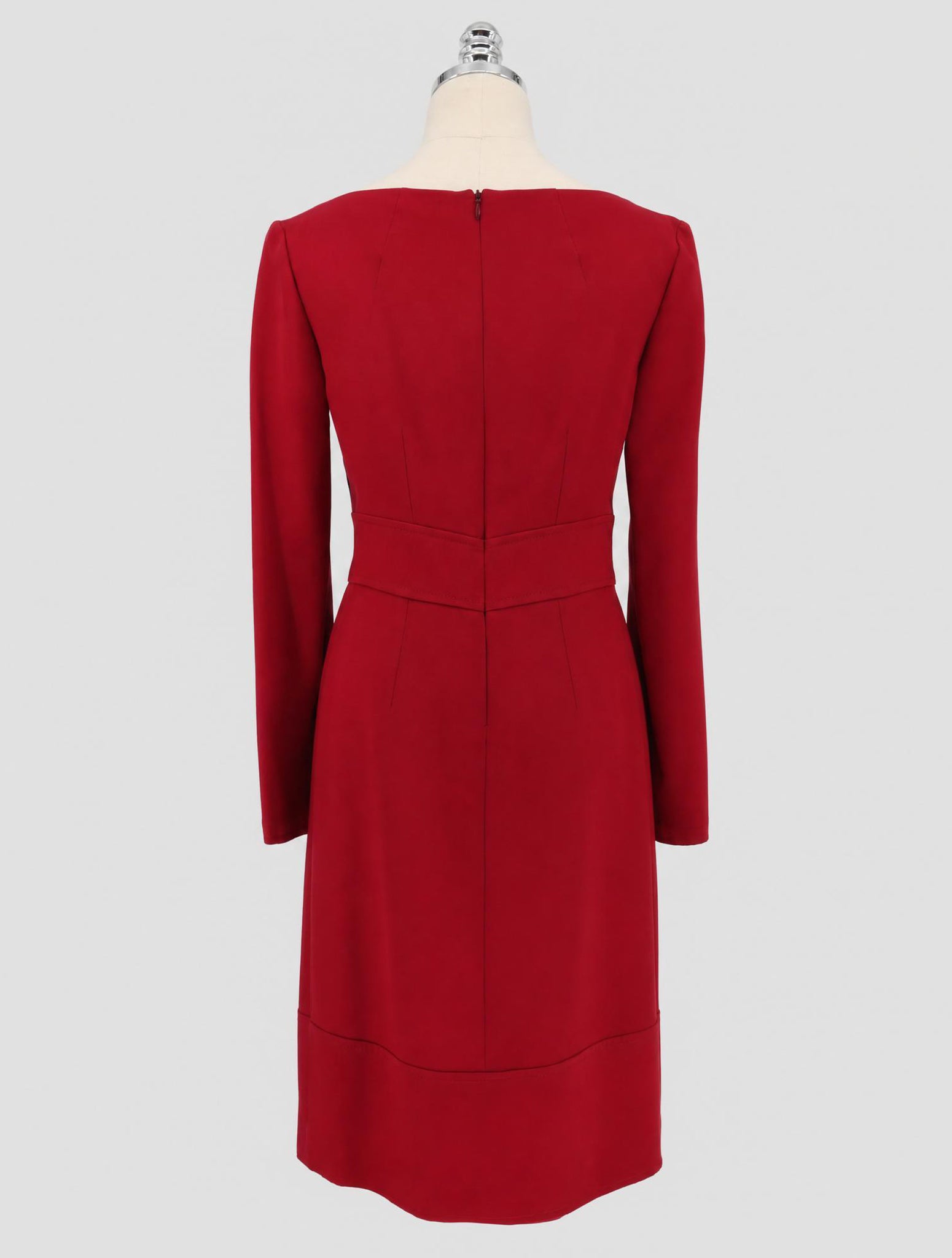 Kiton Red Silk Dress Women