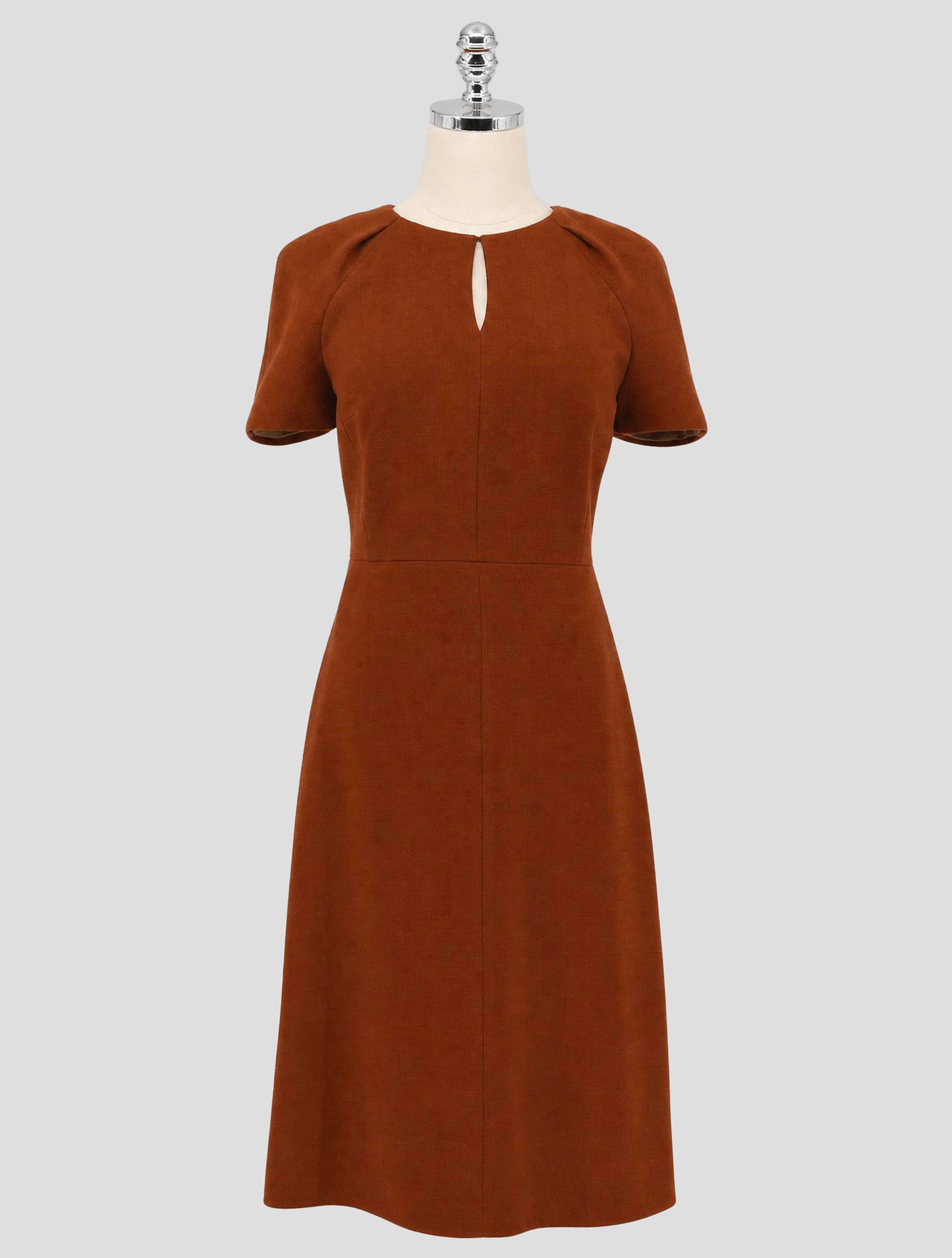 Kiton Brown Wool Dress Women