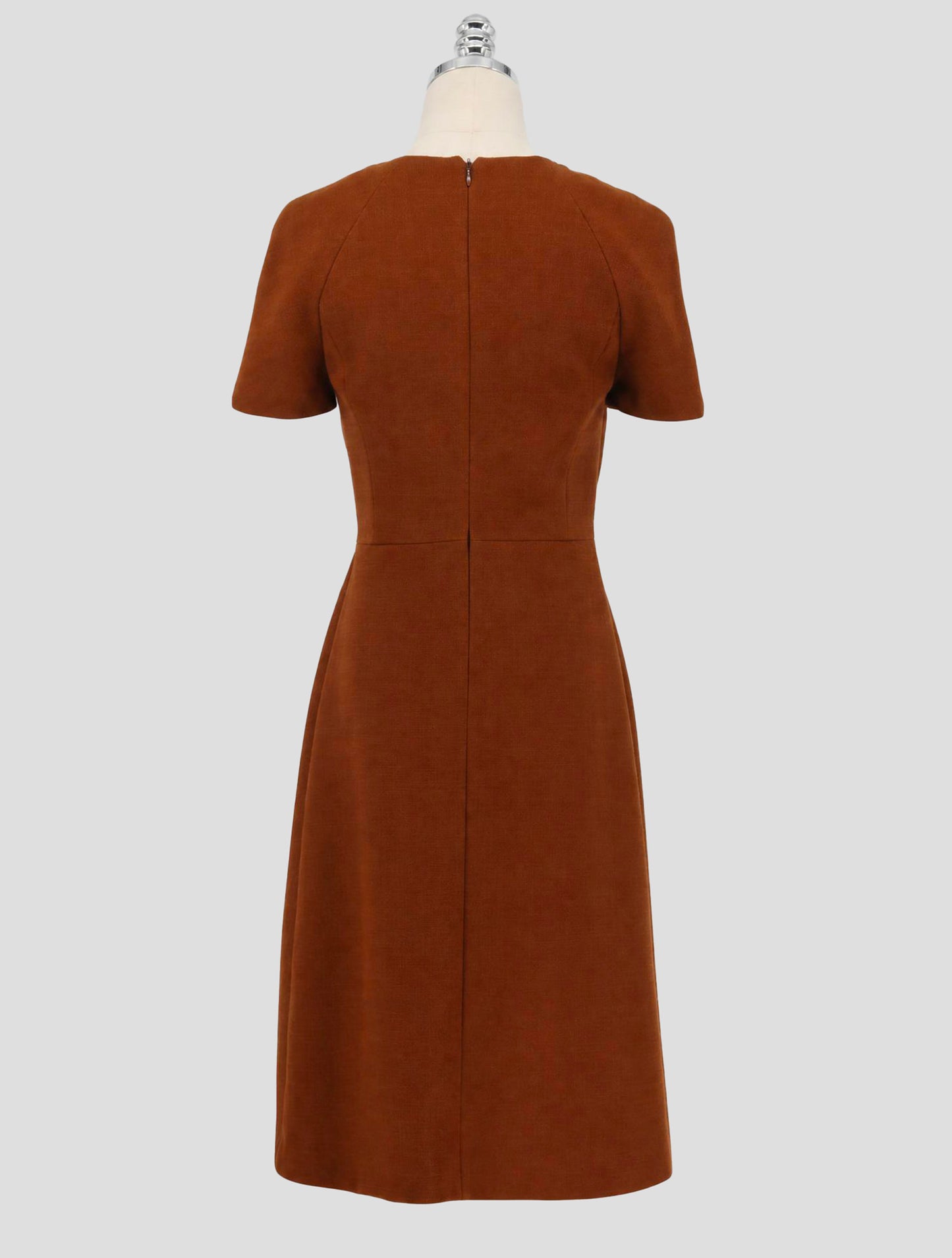 Kiton Brown Wool Dress Women